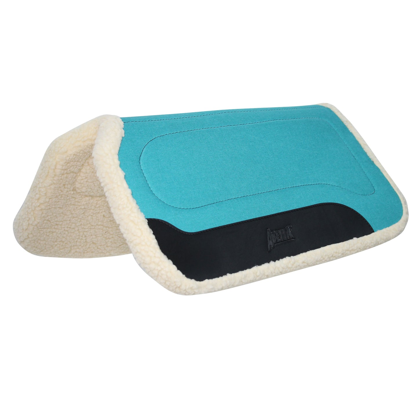 Abetta Nylon Pad with Fleece Pad - side view turquoise