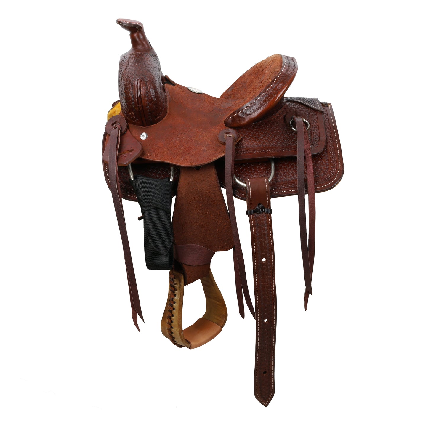 Buffalo Hard Seat Pony/Youth Saddle - side view