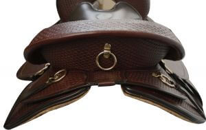 Double T Argentina Leather Trail Saddle - back view