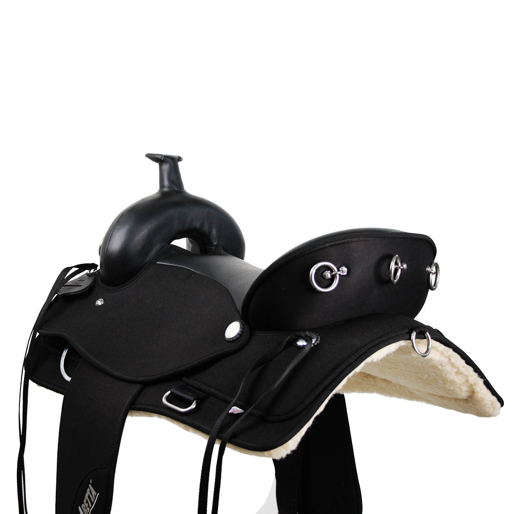 Abetta Brushpopper Trail Saddle - side view back