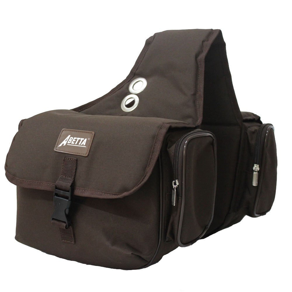 Abetta Fridge Saddle Bag - side view brown