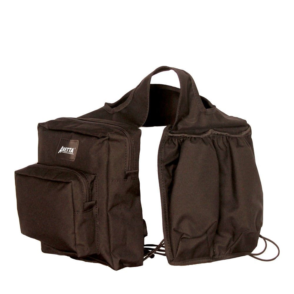 Abetta Horn Bag with Bottle Holders - side view brown