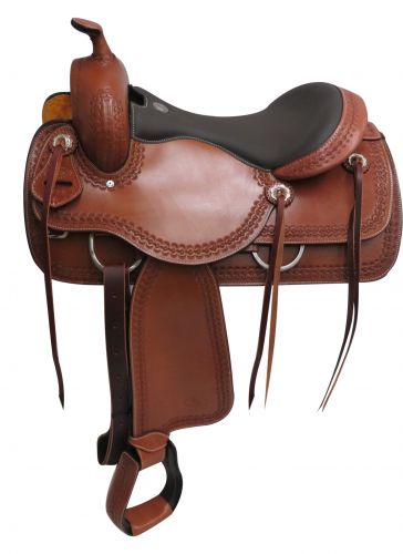 Circle S Pleasure Style Saddle - side view