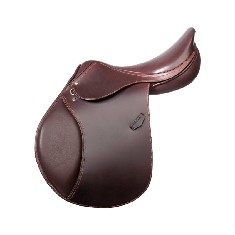 Kavalkade - Jumping Saddle "CATO" - side view brown