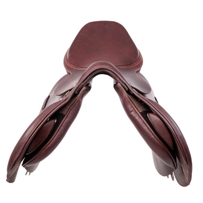 Kavalkade - Jumping Saddle "CATO" - back view top brown