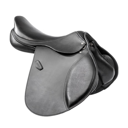 Kavalkade - Jumping Saddle "CATO" - side view front black