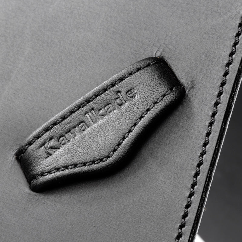 Kavalkade - Jumping Saddle "CATO" - up close view brand black