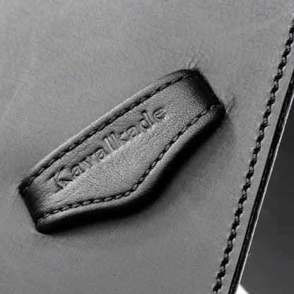 Kavalkade - Jumping Saddle "CATO" - up close view brand black
