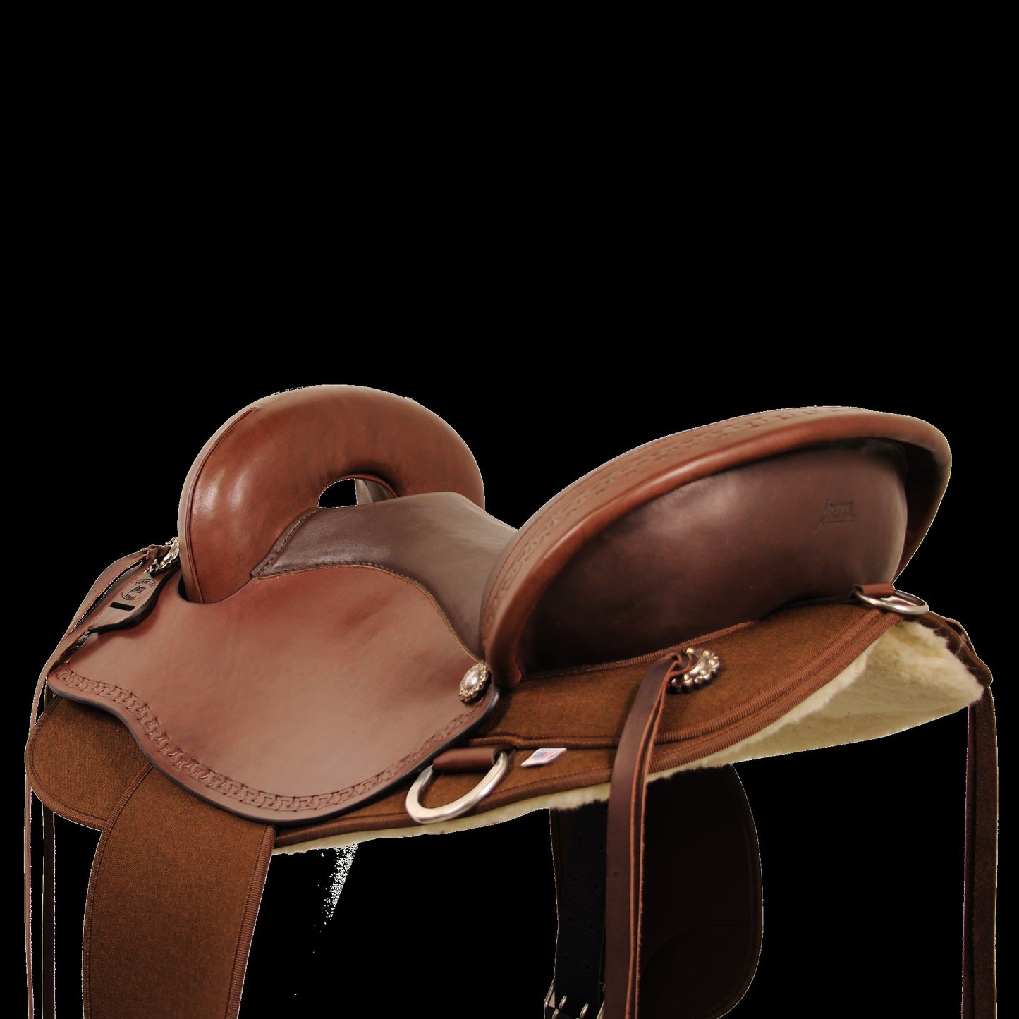 Abetta Trekker Endurance Saddle - side view back